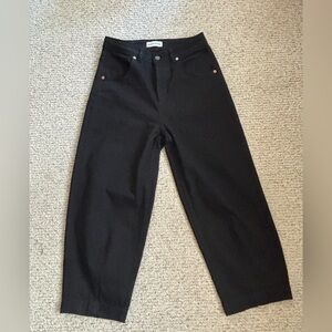 Decade studio kit trouser in black rinse